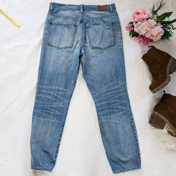 Madewell Women's Jeans Size 32 Rigid Skinny Distressed Blue Denim Cotton Casual - Picture 12 of 15